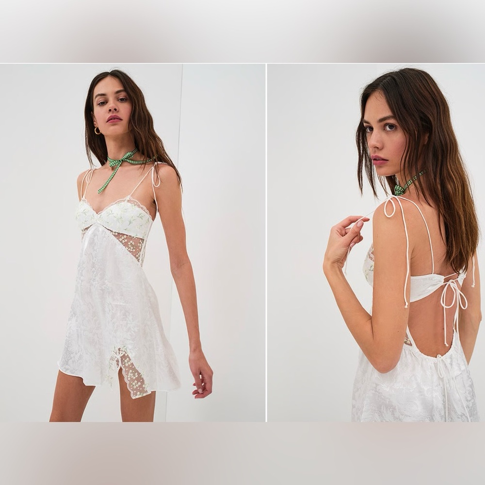 For Love And Lemons baby's breath slip dress - Picture 3 of 15